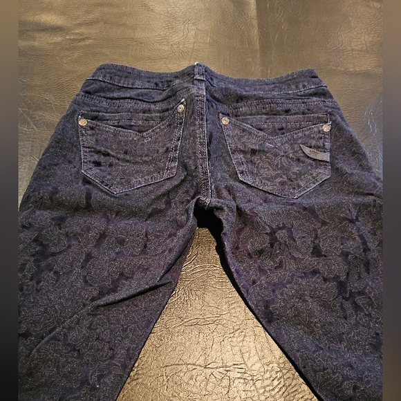 Parasuco Blue Patterned Jeans - Picture 4 of 13